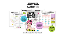 Load image into Gallery viewer, HappiHer, HealthiHer, WealthiHer Journal & Planner All About Her