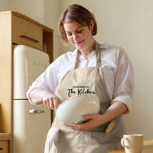 Load image into Gallery viewer, I'm Retiring to the Kitchen Organic cotton apron