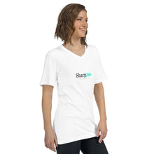 Load image into Gallery viewer, Women's SharpHer Short Sleeve V-Neck T-Shirt