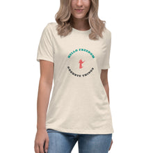 Load image into Gallery viewer, Women's "Hello Freedom Goodbye Things" T-Shirt