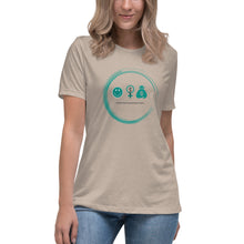 Load image into Gallery viewer, Women's HappiHER, HealthiHER, WealthiHER T-shirt
