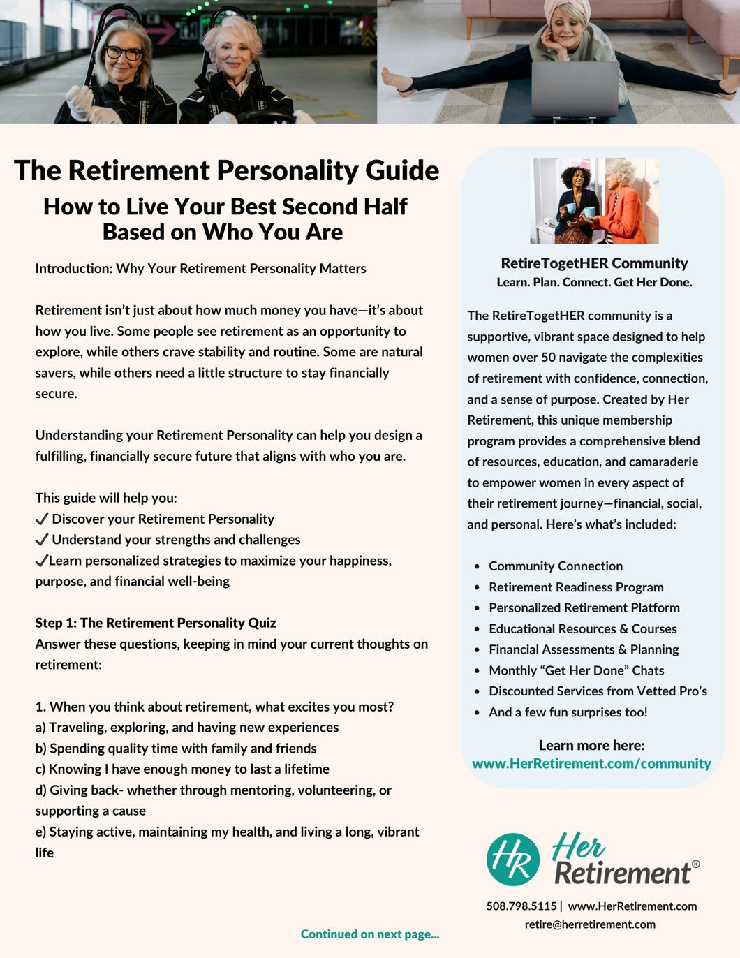 Retirement Personality Guide