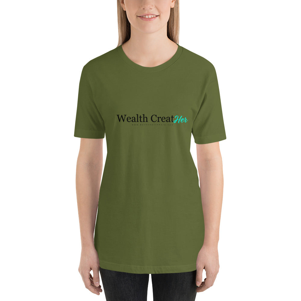 Women's Short-Sleeve Wealth CreatHer T-Shirt