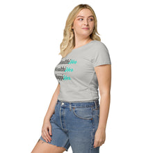 Load image into Gallery viewer, Women’s HealthiHer WealthiHer HappiHer T-shirt
