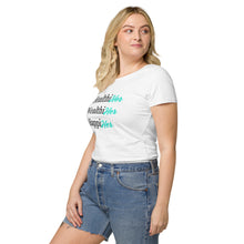 Load image into Gallery viewer, Women’s HealthiHer WealthiHer HappiHer T-shirt
