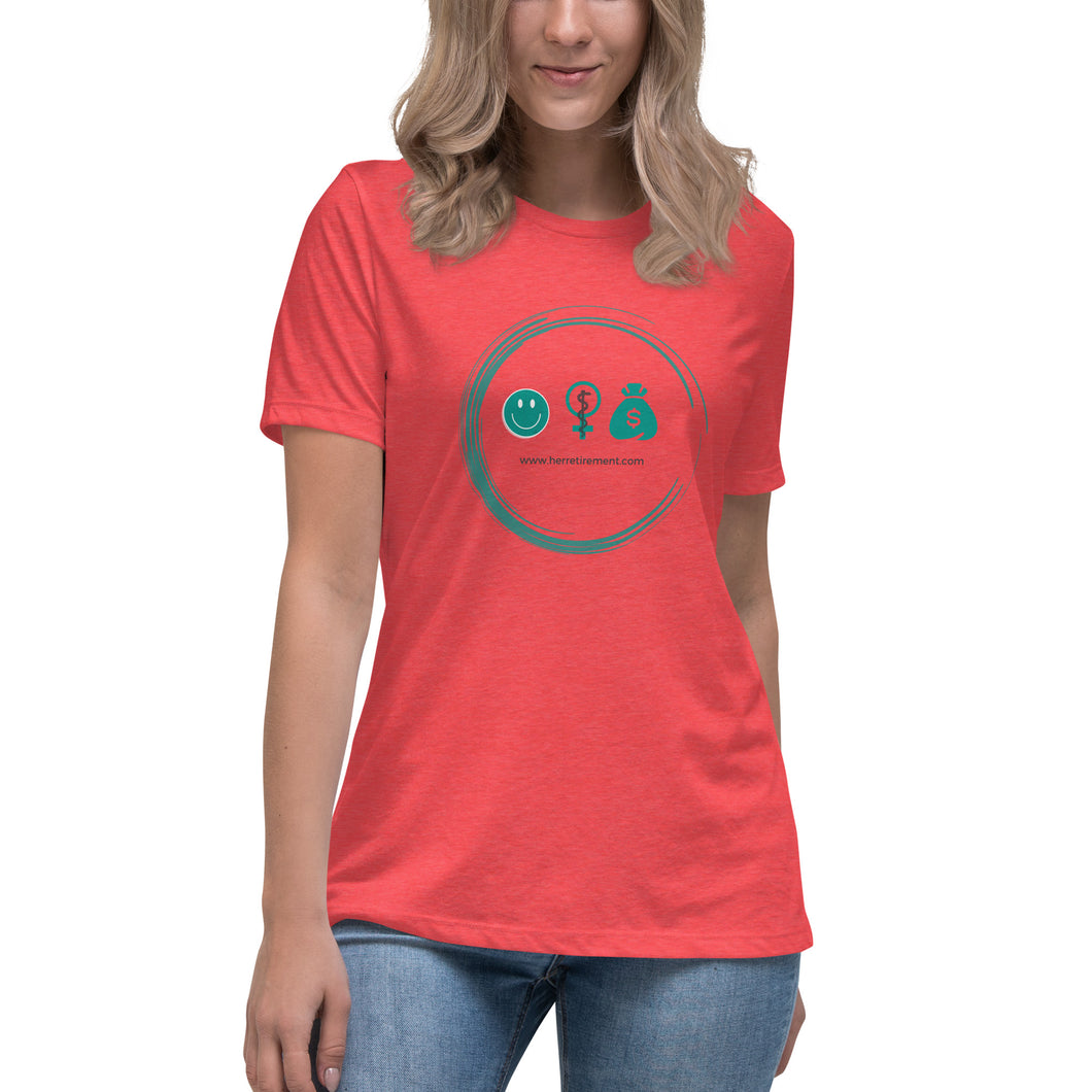 Women's HappiHER, HealthiHER, WealthiHER T-shirt